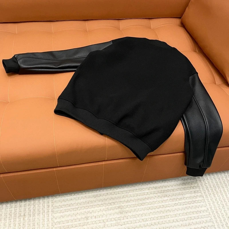 Veste Bomber Noire Amiri – Style Urbain Élégant