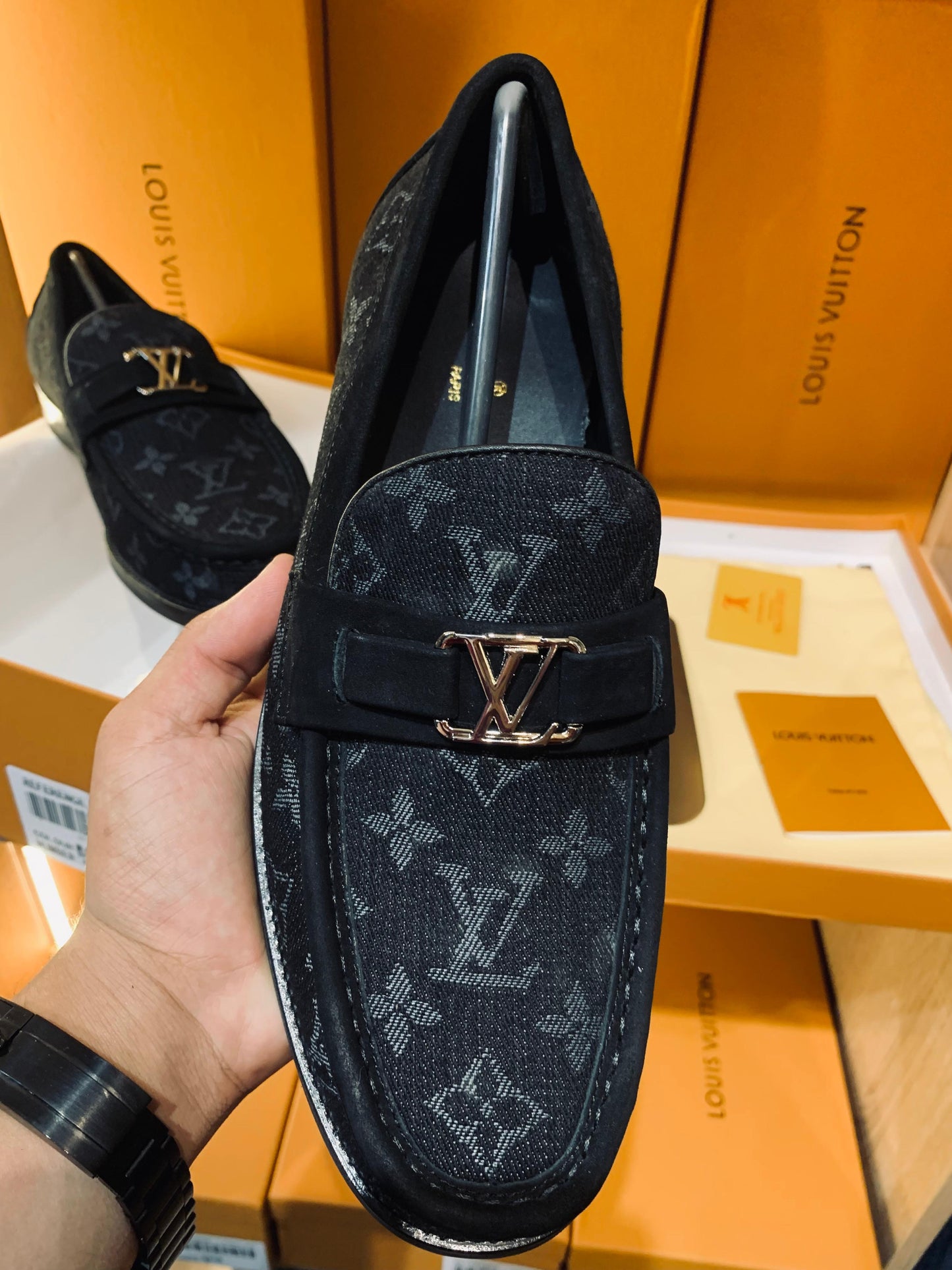 Mocassin Major Noir – Chaussure de Luxe Élégante